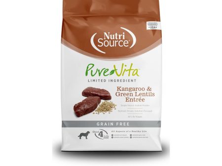 Pure Vita Dog Grain Free Kangaroo Green Lentils 5Lb For Discount