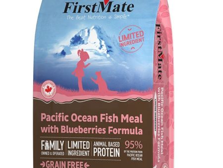 Firstmate Cat Limited Ingredient Grain Free Ocean Fish Blueberries 10Lb. Sale