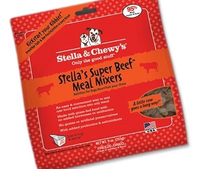 Stella And Chewys Freeze Dried Dog Food Mixers Beef 8oz. Online Hot Sale