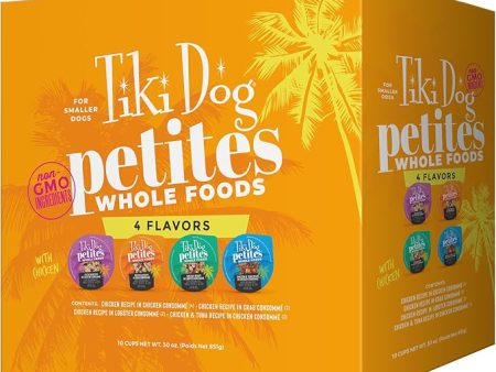 Tiki Pet Dog Wholefoods 3oz. Variety Pack (Case of 10) Cheap