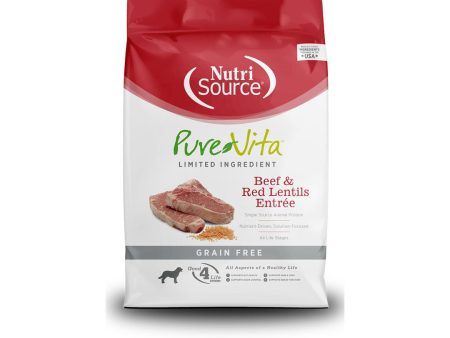 Pure Vita Dog Grain Free Beef 5Lb Supply