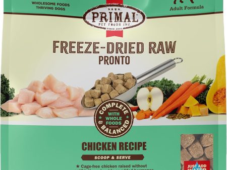 Primal Dog Freeze-Dried Pronto Chicken 16oz. Online Hot Sale