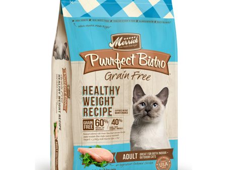 Merrick Purrfect Bistro Grain Free Healthy Weight Recipe 4Lb Fashion