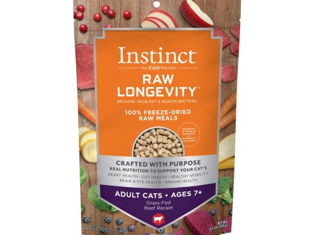 Natures Variety Raw Longevity Cat Freeze Dried Meals 9.5oz. Beef Adult 7+ Sale