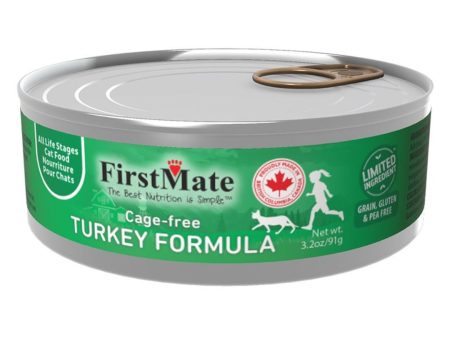 Firstmate Cat Limited Ingredient Grain Free Turkey 3.2oz. (Case of 24) Online now