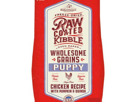 Stella & Chewy s Dog Raw Coated Wholesome Puppy Chicken Pumpkin Quinoa 3.5Lb For Discount