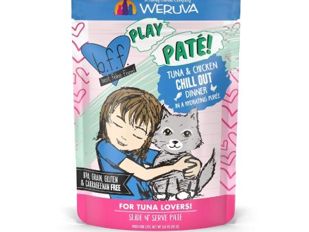 BFF Cat Play Tuna and Chicken Chill Out Dinner 3oz.(Case of 12) For Sale