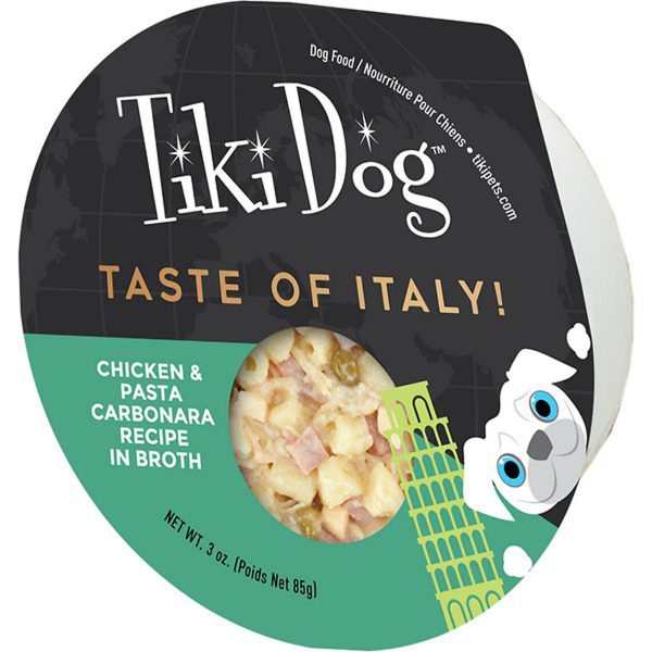 Tiki Pets Dog Gourmet Italy Pork 3oz. (Case of 4) Hot on Sale