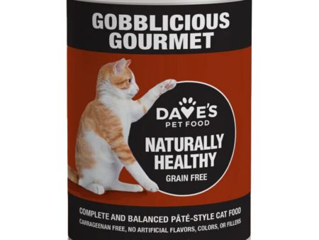 Dave S Pet Food Cat Naturally Healthy Gobblicious Dinner 12Oz (Case of 12) Discount