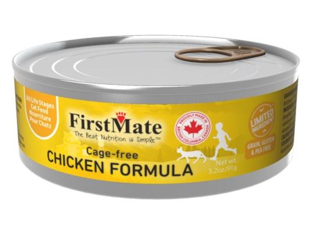 Firstmate Cat Limited Ingredient Grain Free Chicken 3.2oz. (Case of 24) For Cheap