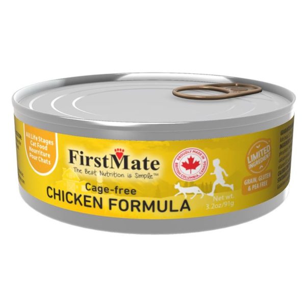 Firstmate Cat Limited Ingredient Grain Free Chicken 3.2oz. (Case of 24) For Cheap