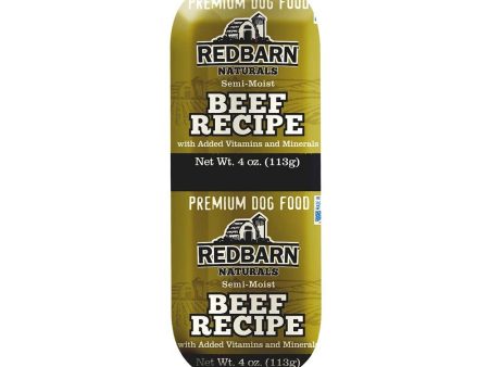 Redbarn Pet Products Dog Food Roll Beef 24ea 4 oz, 24 ct Online Hot Sale