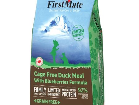 Firstmate Cat Limited Ingredient Grain Free Duck Blueberries 4Lb. Sale