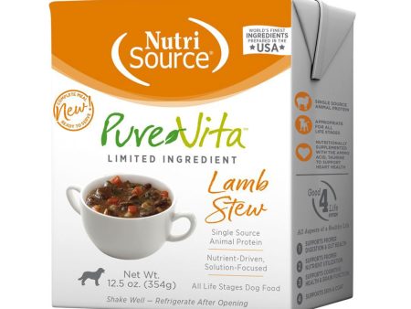 Pure Vita Dog Lamb Stew 12.5oz. (Case of 12) For Cheap