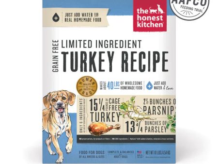 The Honest Kitchen Dog Limited Ingredient Grain Free Turkey 10 Lbs. Box Sale