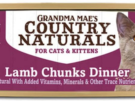 Grandma Mae s Country Naturals Grain Free Chunks in Gravy Wet Cat & Kitten Food Lamb 24ea 2.8 oz, 24 pk Cheap