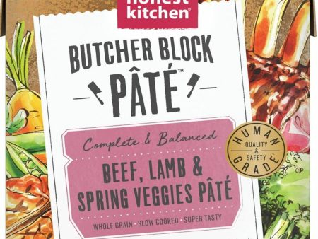 The Honest Kitchen Dog Butcher Block Pate Beef And Lamb 10.5oz. (Case of 6) Fashion