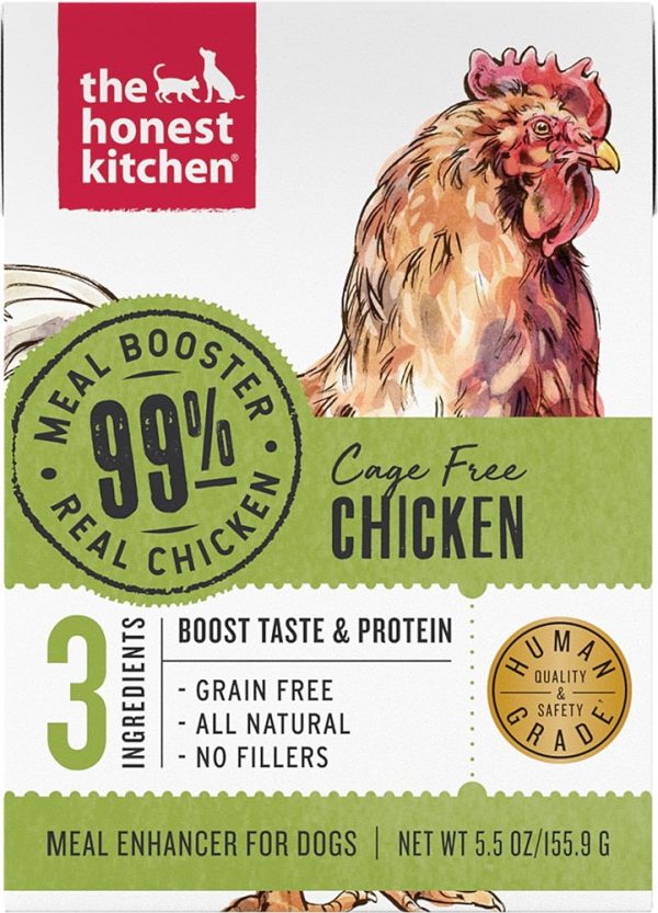 The Honest Kitchen Dog 99% Turkey Meal Booster Wet Dog Food 5.5oz. Carton (Case of 12) Online Hot Sale