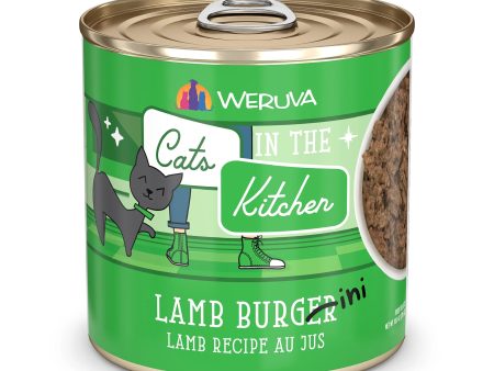 Cats in the Kitchen Lamb Burger-ini Lamb Recipe 10oz. (Case of 12) For Cheap