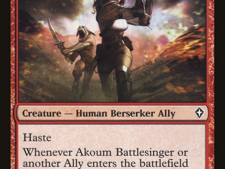 Akoum Battlesinger [Worldwake] Discount