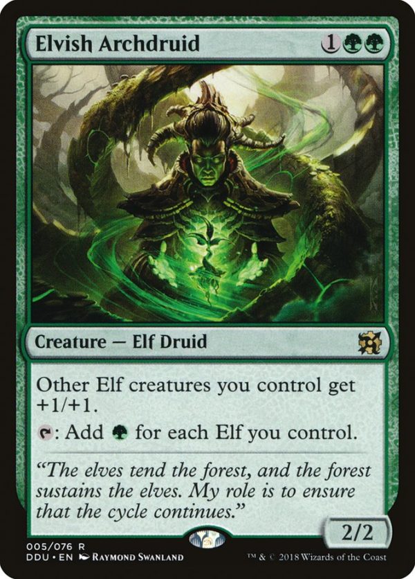 Elvish Archdruid [Duel Decks: Elves vs. Inventors] Hot on Sale