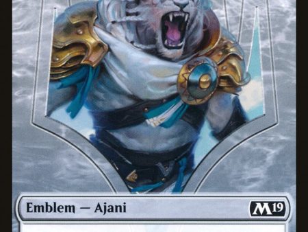 Ajani, Adversary of Tyrants Emblem [Core Set 2019 Tokens] Sale