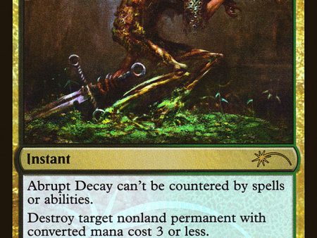 Abrupt Decay [World Magic Cup Qualifiers] For Discount