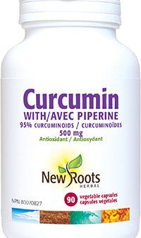 New Roots Herbal Curcumin With Piperine (90 Veg Caps) For Sale