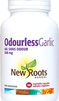 New Roots Herbal Odourless Garlic 200mg (90 Veg Caps) For Sale