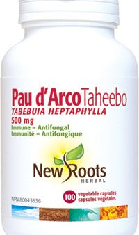 New Roots Herbal Pau d’Arco Taheebo 500mg (100 Veg Caps) Fashion