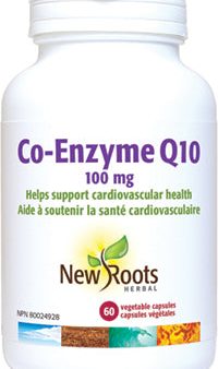 New Roots Herbal Co-Enzyme Q10 100mg (60 Veg Caps) on Sale