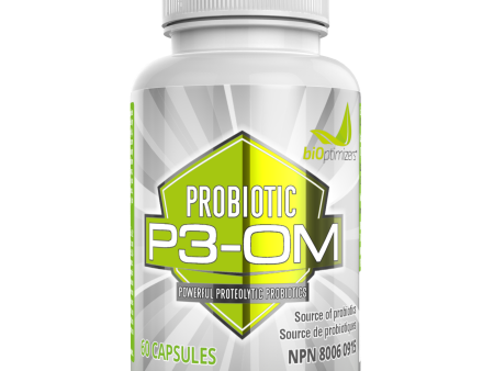 BiOptimizers Probiotic P3-OM (60 Caps) For Sale