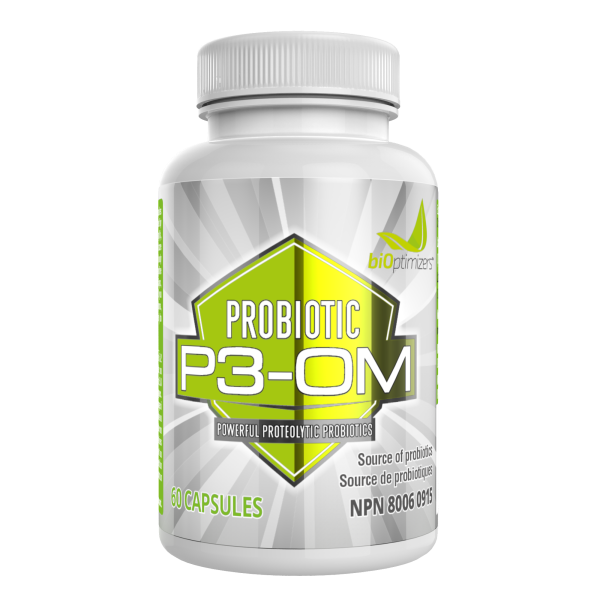 BiOptimizers Probiotic P3-OM (60 Caps) For Sale