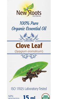 New Roots Herbal Clove Leaf Essential Oil 15ml For Sale