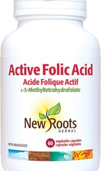 New Roots Herbal Active Folic Acid (60 Veg Caps) Online Hot Sale